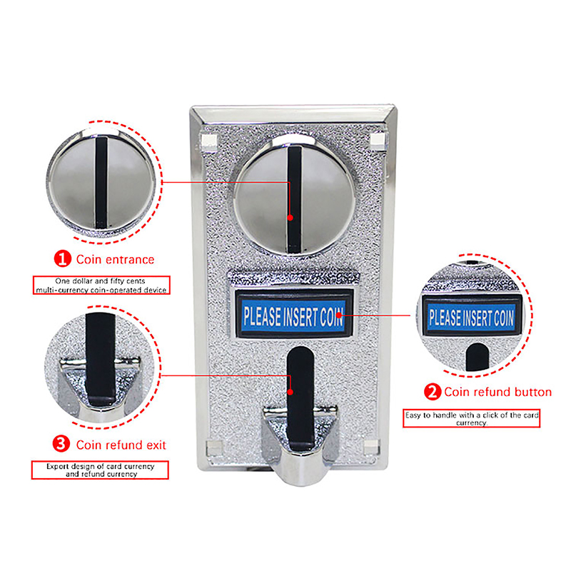 Arcade Ticket Machine - 616 Electronic Multi Coin Acceptor Selector