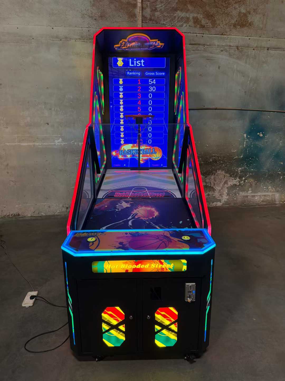 Coin-Operated LED Basketball A - Ticket Redemption Machine recension och pris
