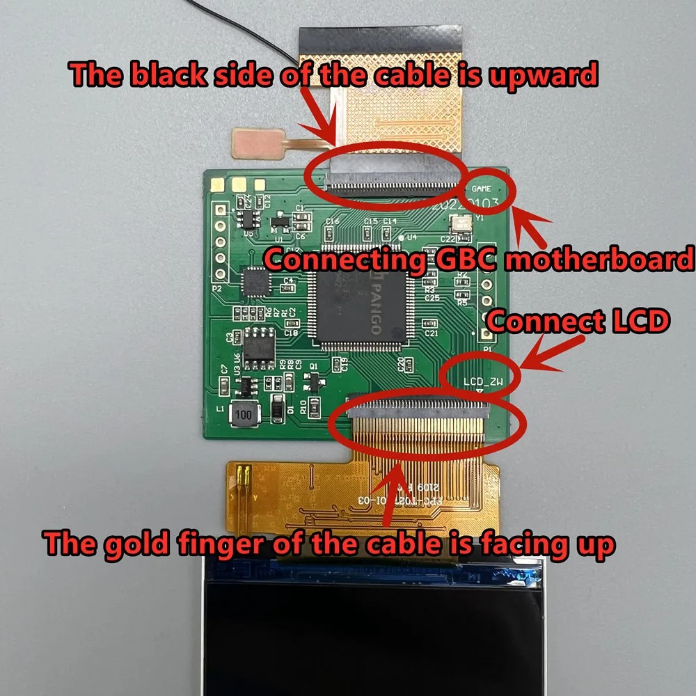 Original Size New 2.45 GBC IPS - Lcd Screen Arcade recension och pris