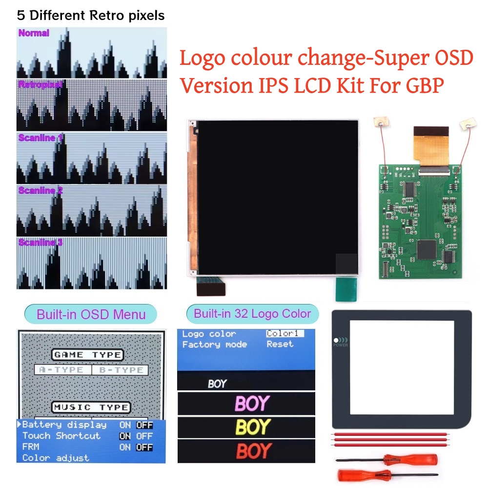Hispeedido Logo Color Change B - Lcd Screen Arcade recension och pris
