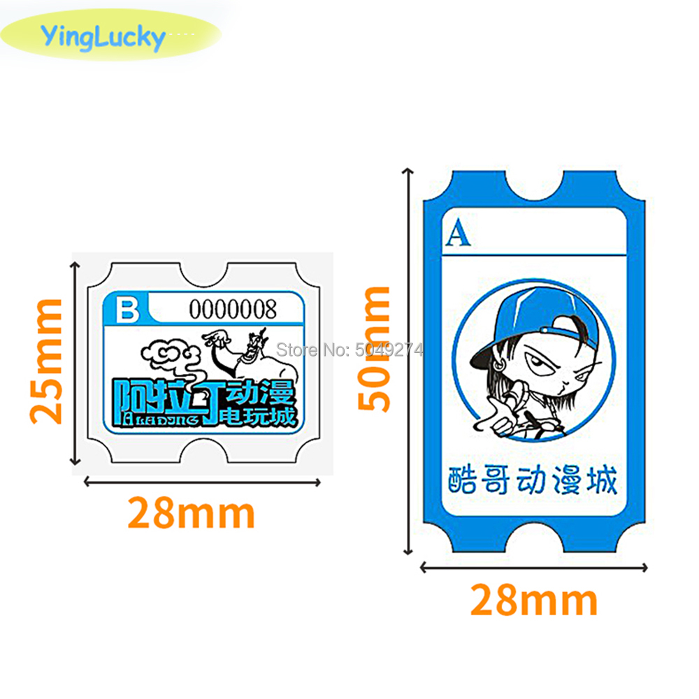yinglucky 2000 pcs/lot lottery - Ticket Redemption Machine recension och pris