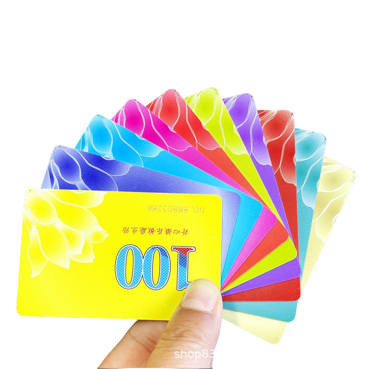 50Pcs Frosted Chip Card PVC We - Arcade Card Vending Machine recension och pris