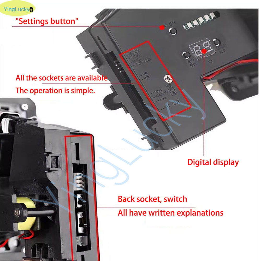 Colorful LED Multi Coin Accept - Coin Acceptor Selector recension och pris