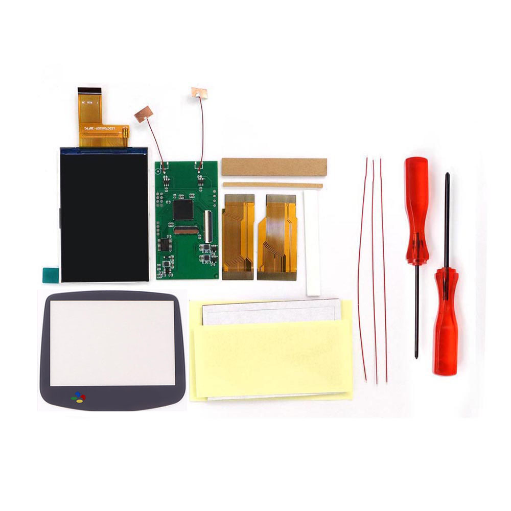 For GBA V5 Drop in Backlight L - Lcd Screen Arcade recension och pris