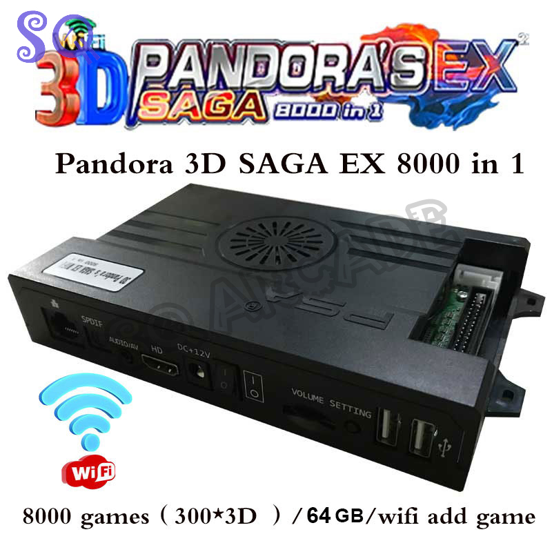 Arcade Pandora Saga Box EX2 80 - Arcade Ticket Machine recension och pris