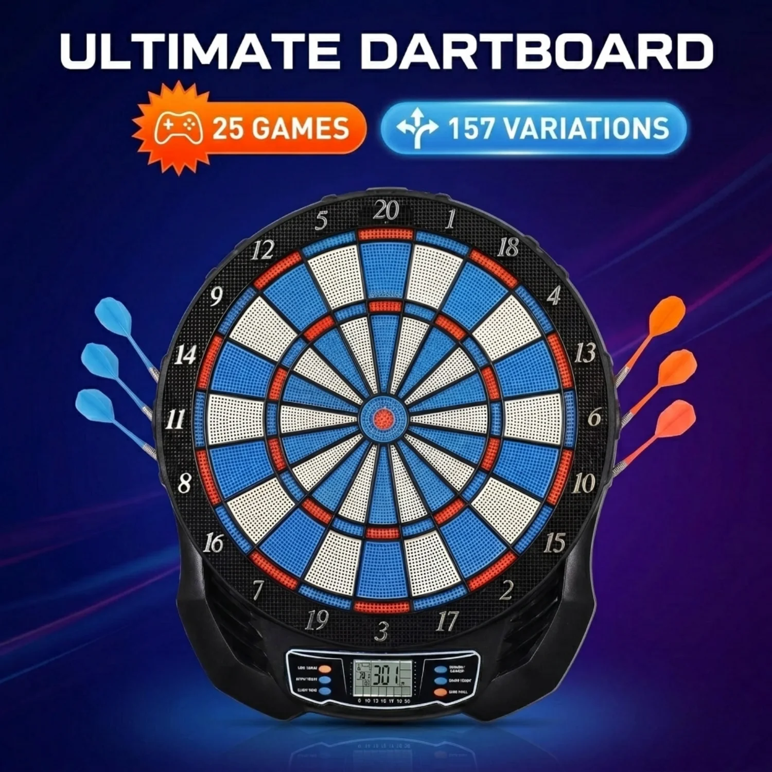 DartVibe Advanced Electronic D - Electronic Dartboard Cabinet recension och pris