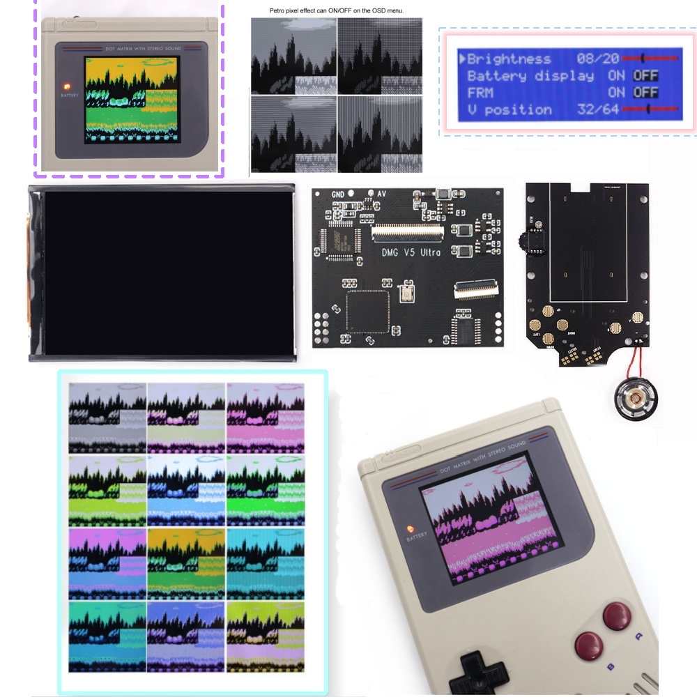 36 Colors Changing Mode RIPS S - Lcd Screen Arcade recension och pris