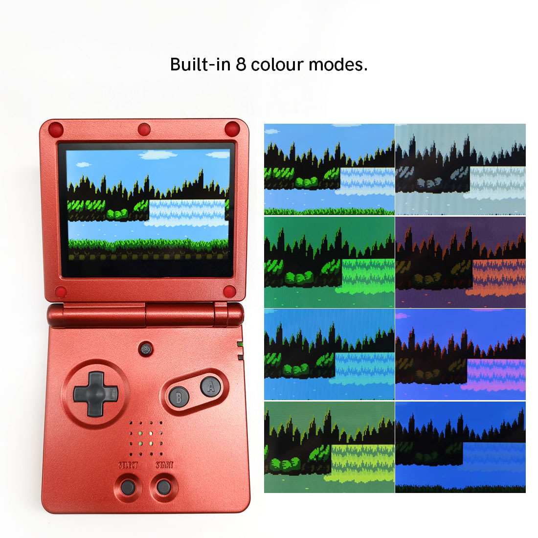 For  GBA SP V5  720x480 Retro  - Lcd Screen Arcade recension och pris