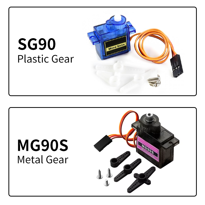 2PCS/5PCS/10PCS SG90 MG90S 9G  - Arduino Vending Machine Project recension och pris