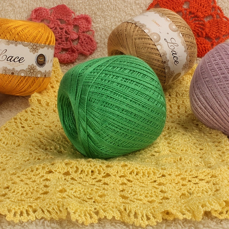 4 Skeins of No. 8 Pearl Lace Y - Skee Ball Arcade recension och pris