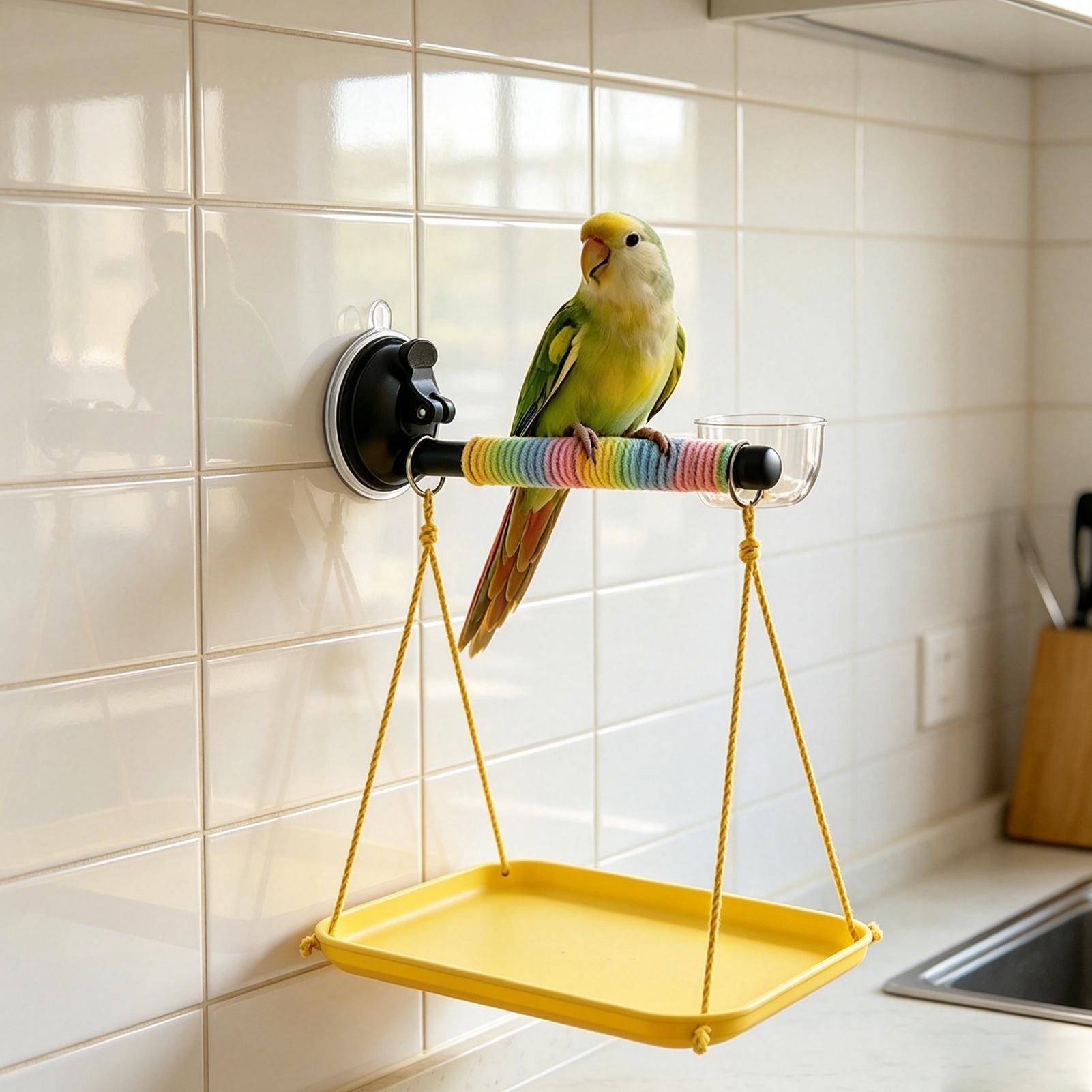 Bird Perch with Suction Cup an - Racing Arcade Cabinet recension och pris