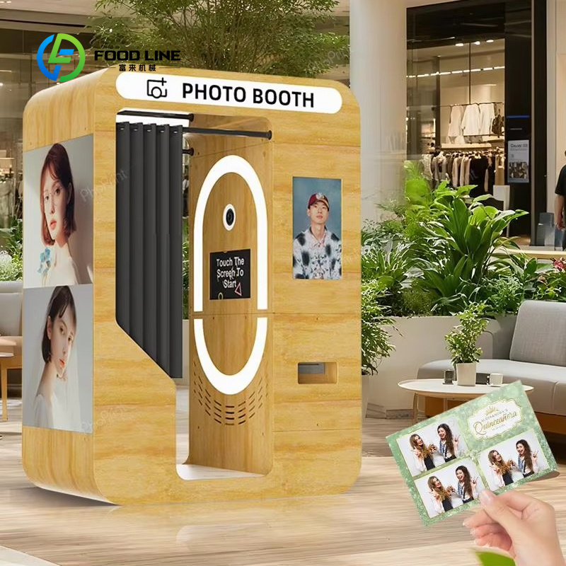 Customized Portable Wooden Bar - Photo Booth Machine recension och pris