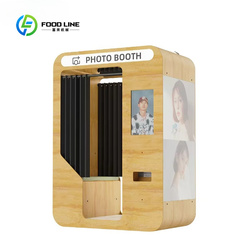 Customized Portable Wooden Bar - Photo Booth Machine recension och pris