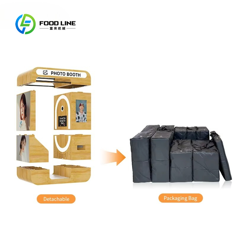 Customized Portable Wooden Bar - Photo Booth Machine recension och pris