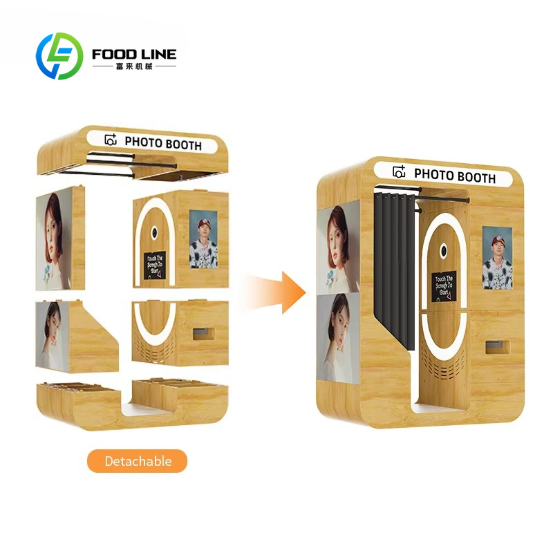 Customized Portable Wooden Bar - Photo Booth Machine recension och pris